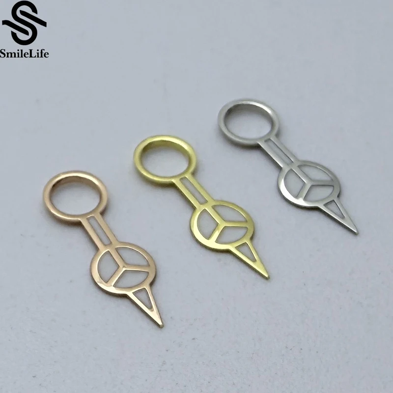 SmileLife NH34 GMT Green Luminous Watch Hands Silver Gold Rose Gold Hands