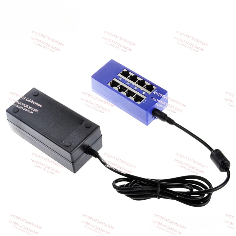 4-Port POE mid-span Gigabit Ethernet power supply injector with 24V60W power POE combiner