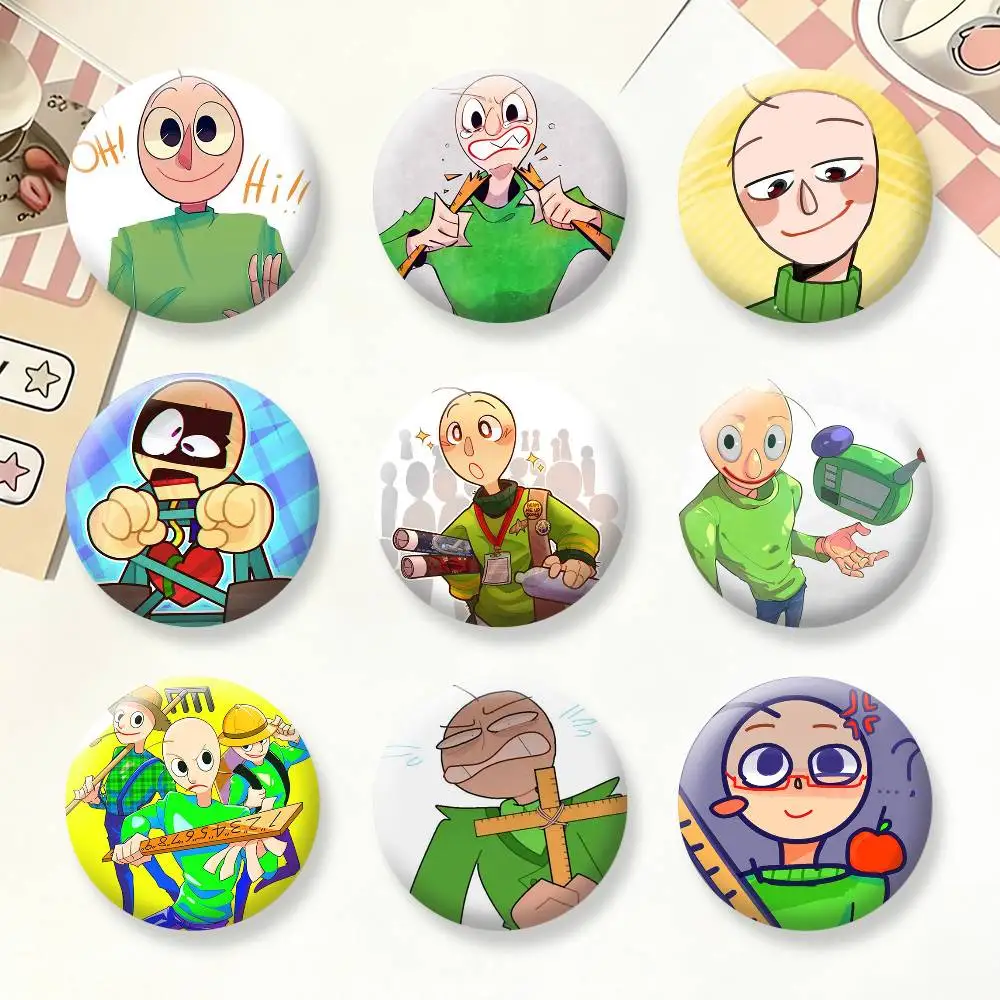 B-Baldi Basics in Education and Learning Badges Creative Tinplate ...