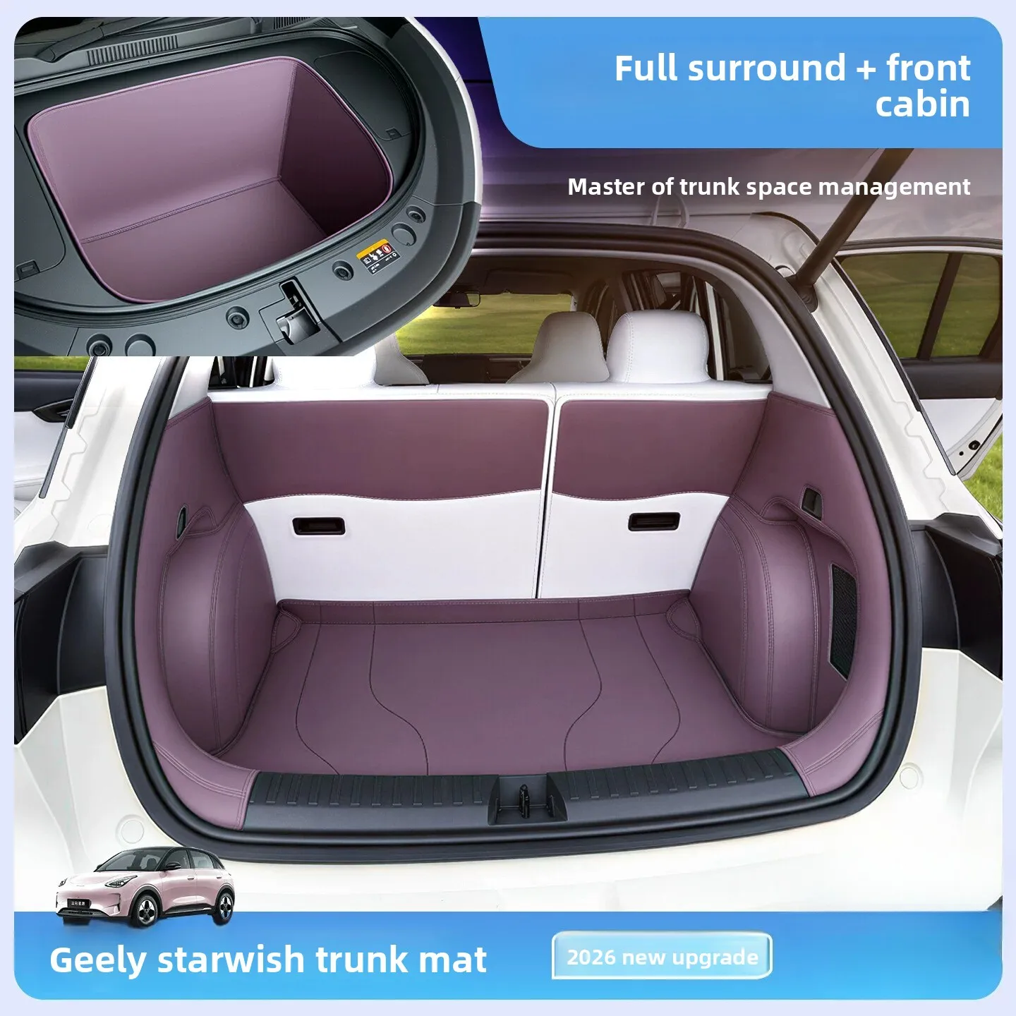 

Autoking Cover All-Inclusive Front Trunk Mat Trunk Liner Custom Fit 2026 Geely Xingyuan Car Interior Decoration Accessories