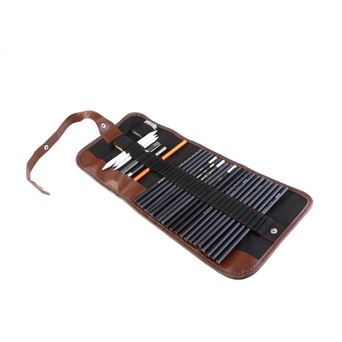 

30pcs Sketch Pencil Set Charcoal Drawing Kit Art Craft Tools Hb 2H B 2B 3B 4B 5B 6B 7B 8B Carbonized Paper Erasable Pens Lead