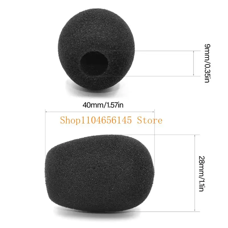 Capa proteção para microfones espuma esponja 5asd para aviação A10