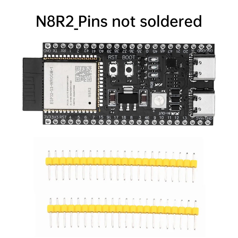 ESP32 ESP32-S3 WiFi Bluetooth Internet of Things Dual Type-C Development Board Core Board ESP32-S3-DevKit C N8R2/N16R8