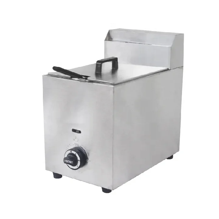 Commercial Multifunctional Single Nickel-Plated Baskets Electric G as Fried Chicken Potato Deep Fryers