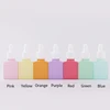 15ml colorful square cosmetic essential oil serum glass  dropper bottle Pink Green Purple Blue Orange Yellow Red massage oil