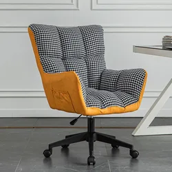 Chaise d'ordinateur confortable pour femme, tabouret de bureau à dossier, chaises de chambre à coucher, maquillage à domicile, étudiant, dortoir, nouveau, 2023