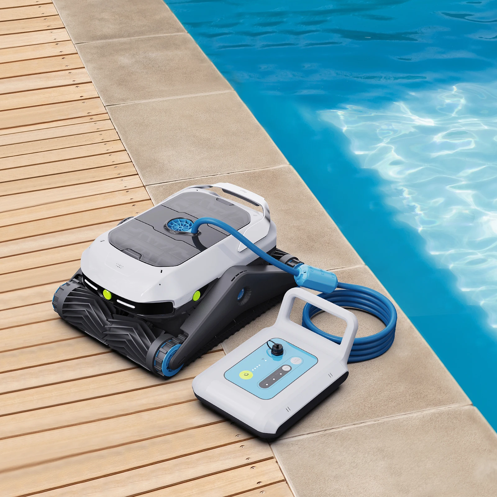 Automatic Pool Vacuum Cleaning Robot Intelligent Wireless Pool Robot Cleaner For Swimming Fish pool