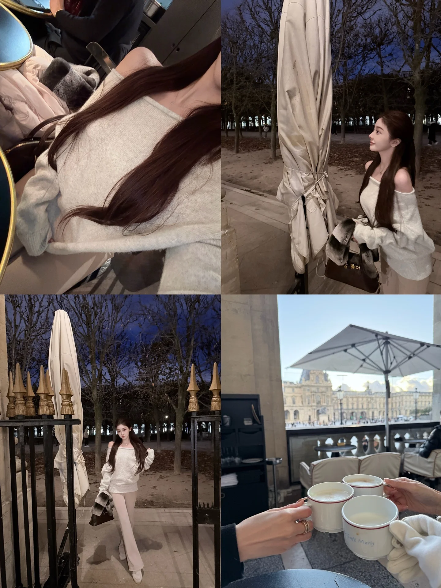 

Soft Knitted Wool Blend Sweater Multi-Wear Skin-Friendly Beige Long Sve Casual Sle for Women Autumn Winter Faion