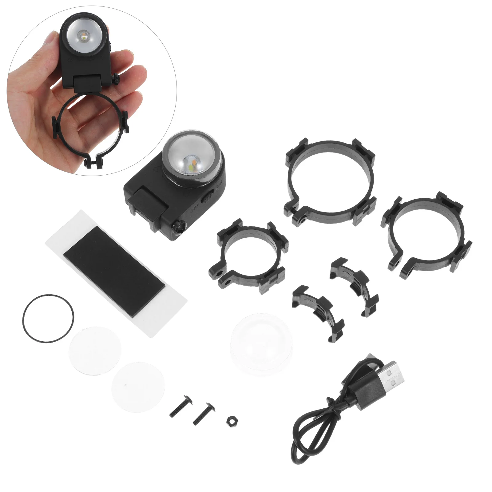 

1Set Multifunctional USB Spotlight Flashlight Rechargeable High Power LED Lamp for Garage Workshop Outdoor Areas Long