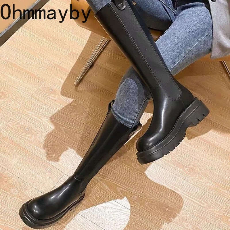 Woman Thigh High Boots Fashion Thick Bottom Knight Booties 2024 Trend Non Slip Women's Long Boots