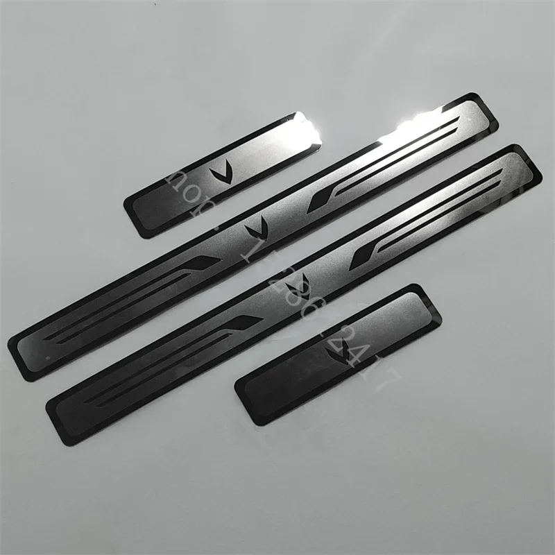 

For Changan CS35 CS55 CS75 PLUS Car Accessories Door Sill Scuff Plate Trim Stainless Steel Welcome Pedal Sticker Protector