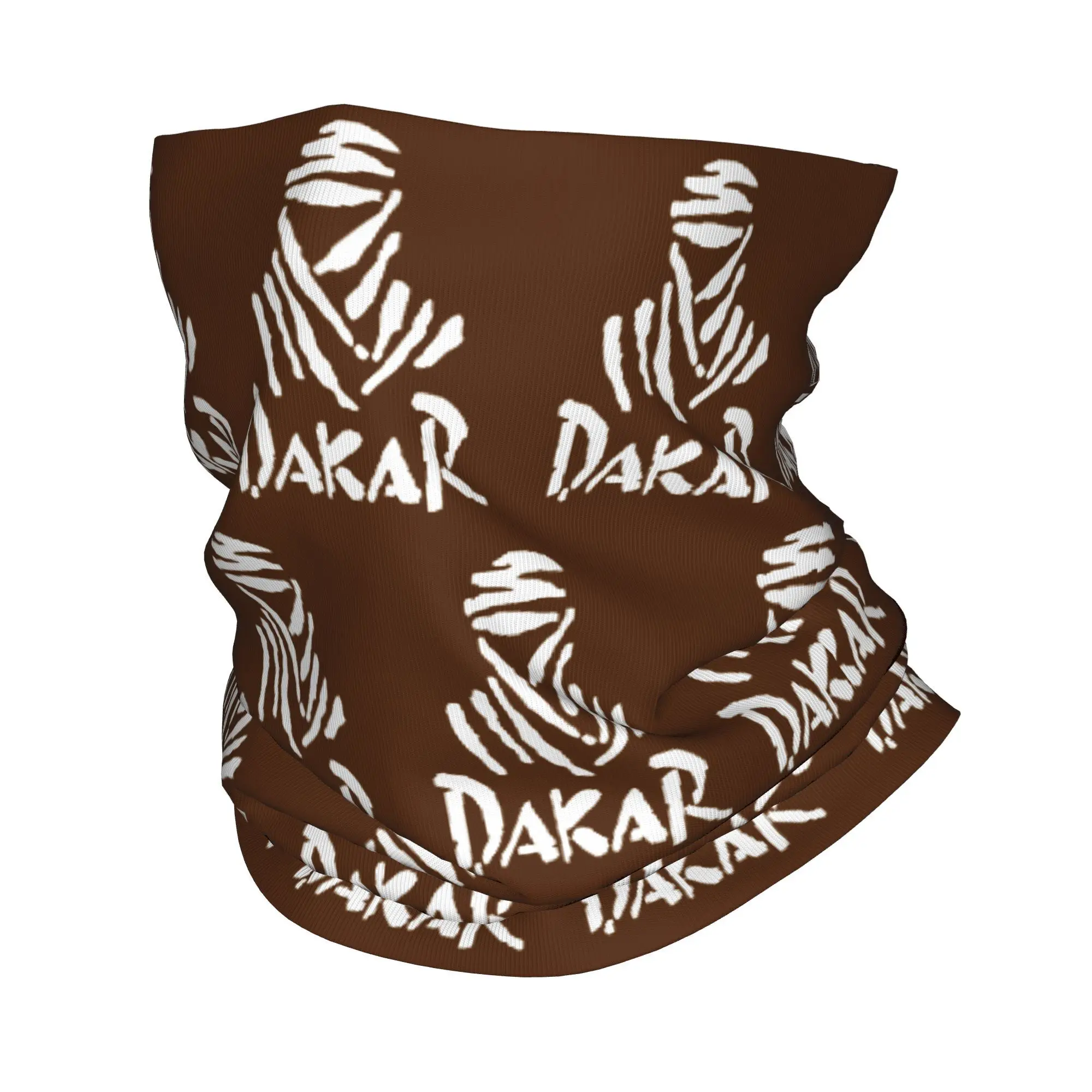 Custom Creative Car D-Dakares Logo Bandana Neck Gaiter Windproof Face Scarf Cover Women Men  Headband Tube Balaclava