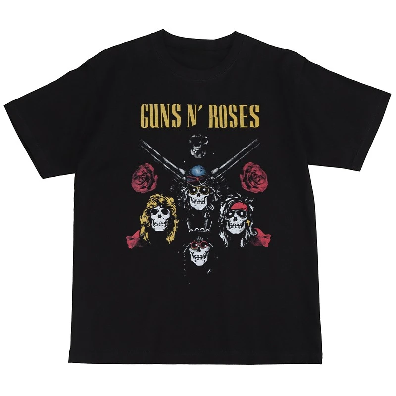 

Guns N Roses Guns Rock Band Slash Американский уличный хип-хоп винтажная мужская футболка с короткими рукавами женский хлопковый топ с круглым вырезом