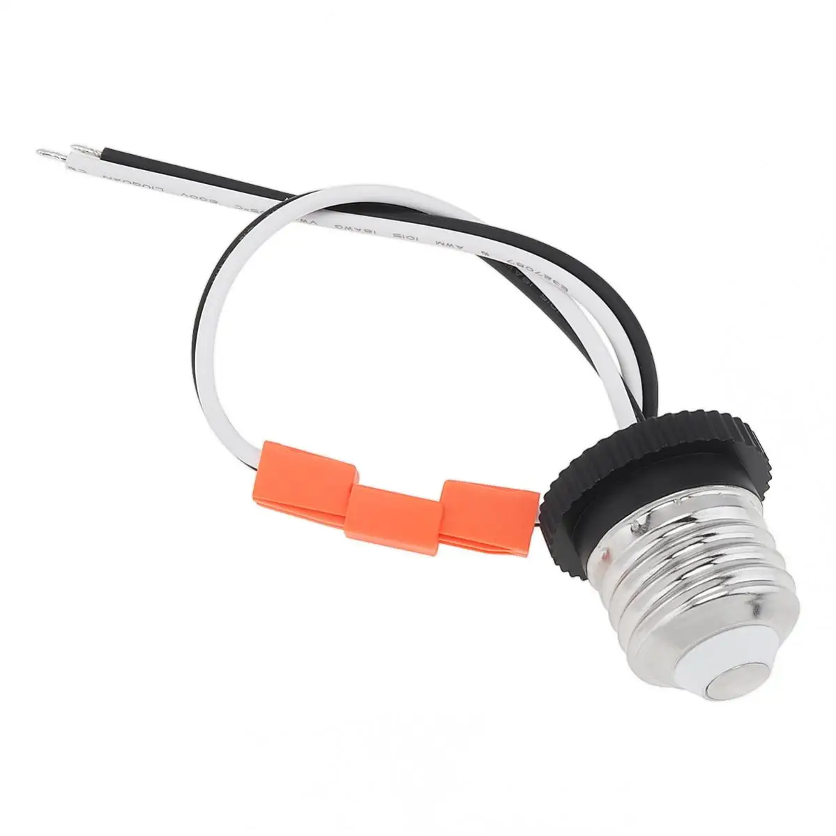 Easy Install E26 Socket Adapter Medium Base Male Screw In Light Bulb Socket Pigtail for Led Ceiling Lights Downlight