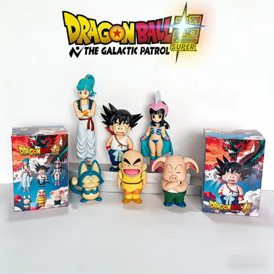 Figura de Anime Dragon Ball Super en Oferta, Son Goku/Krillin/Bulma, Figura de Acción de PVC, Juguete Coleccionable, Estatua de Escritorio, Muñeco Decorativo