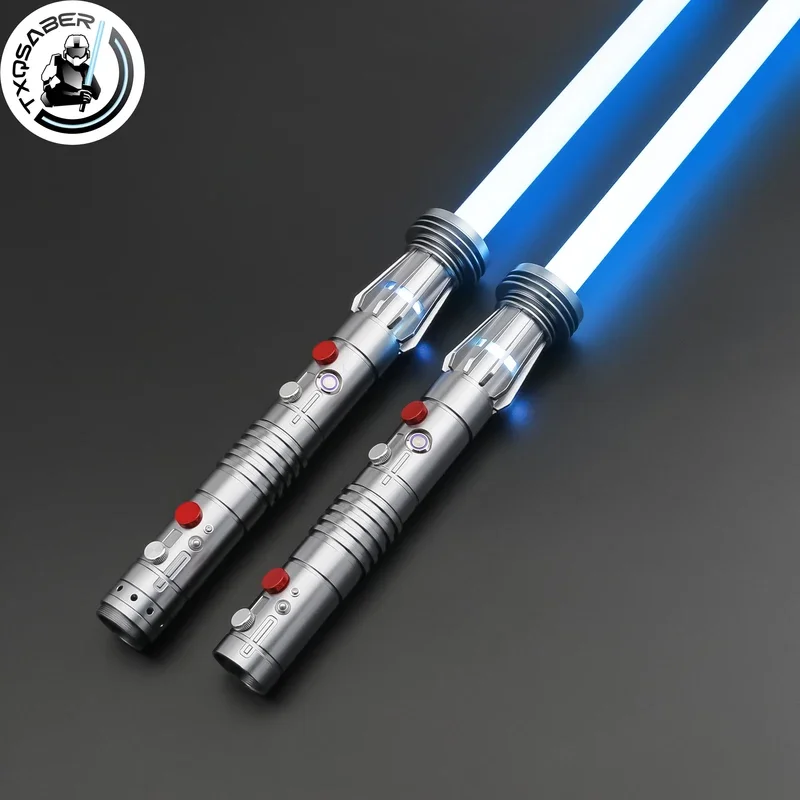 TXQSABER Lightsaber Darth Maul SE Proffie V2.2 New RGB Smooth Swing Blaster Force Laser Sword Metal Handle Adult Cosplay Toys