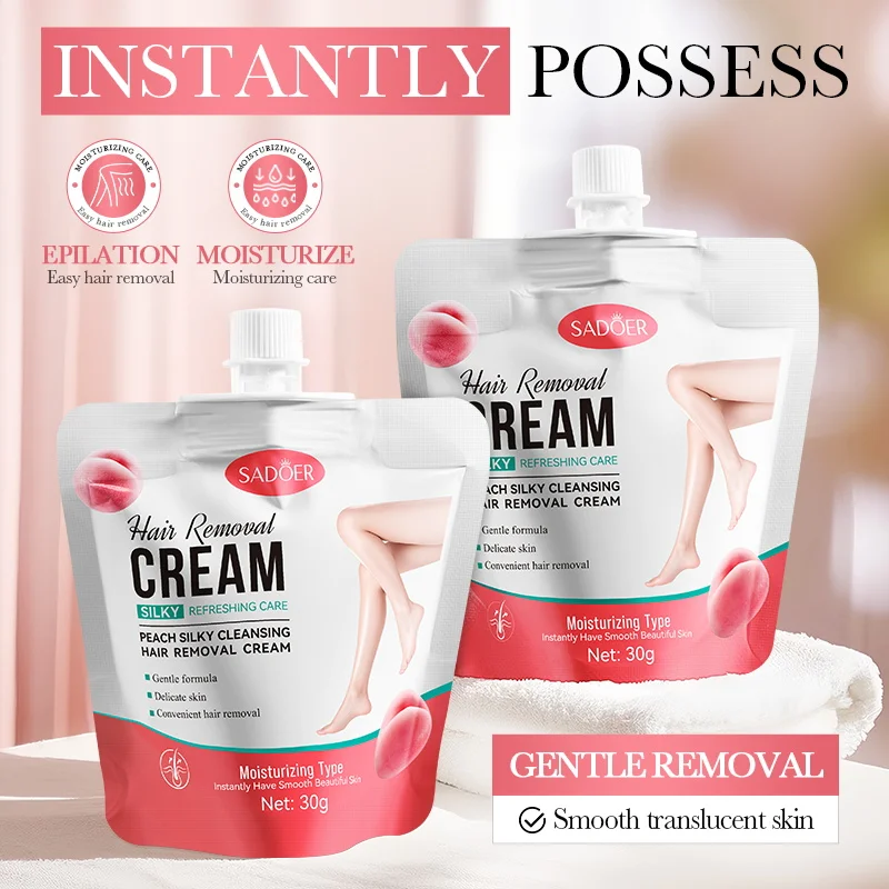 Hair Removal Cream Painless Permanent Inhibitor Depilatory Hair Growth Face Arm Armpit Leg Intimate Area Woman Men Skin Care 75g