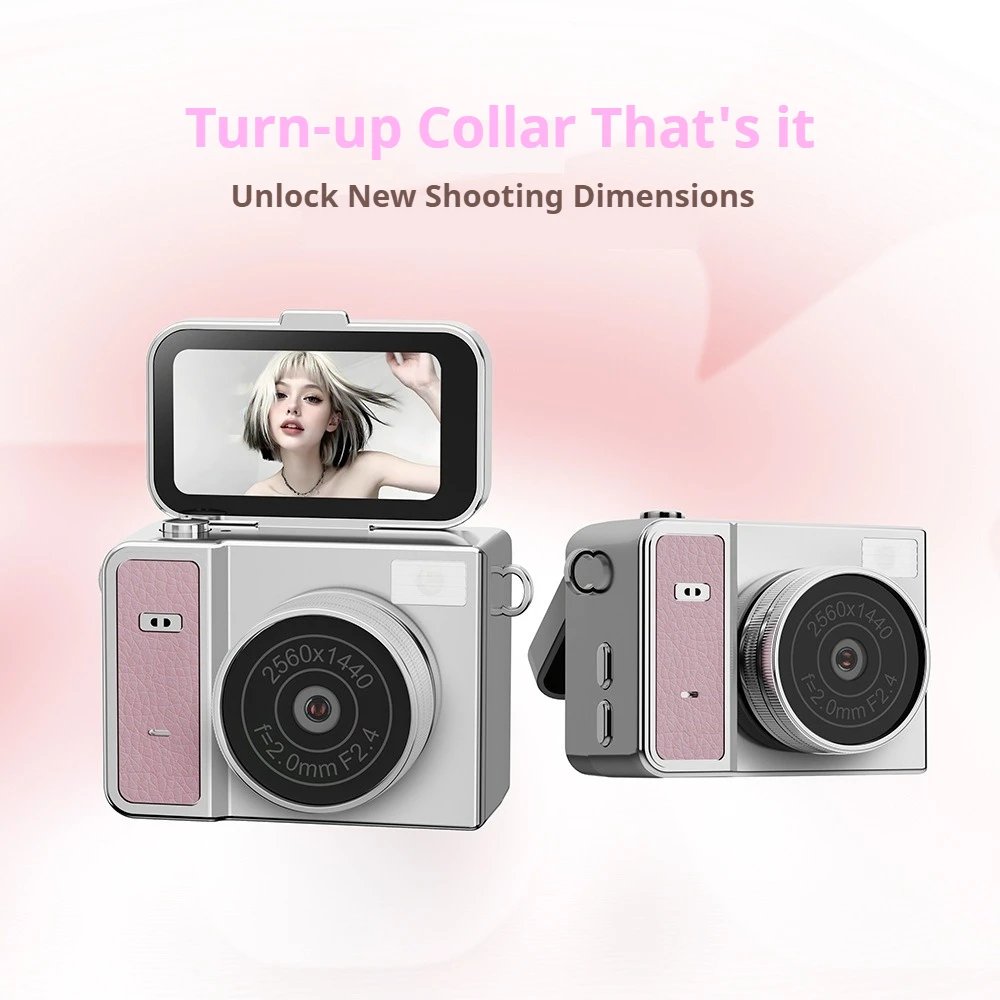 Thumb-sized Mini HD Camera Student Party & Outdoor Sports Camera Photography & Video Recording Children's Pocket Selfie Camera