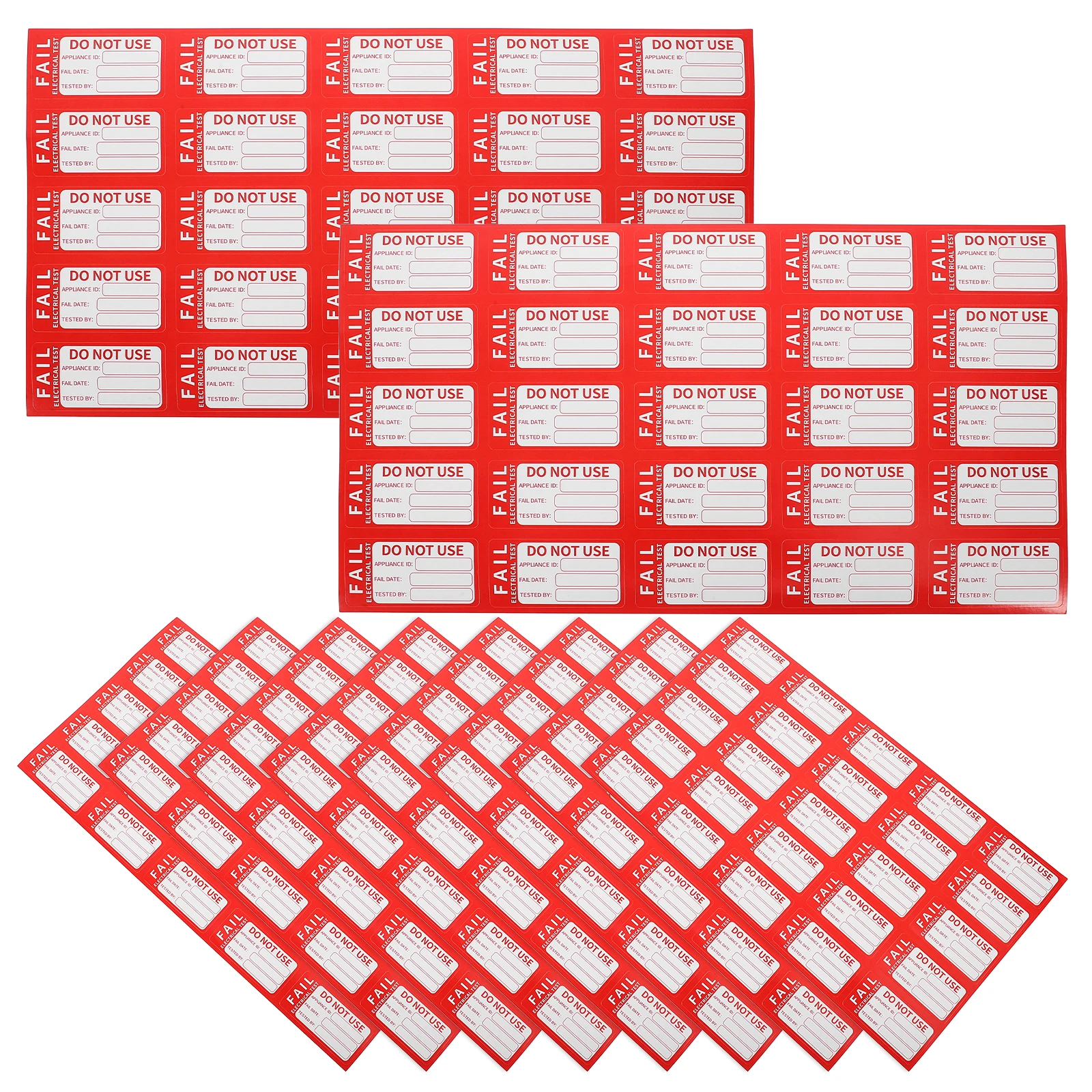 10 Sheets Quality Inspection Label Labels Stickers Variable Carton Sealing Business Paper Passed