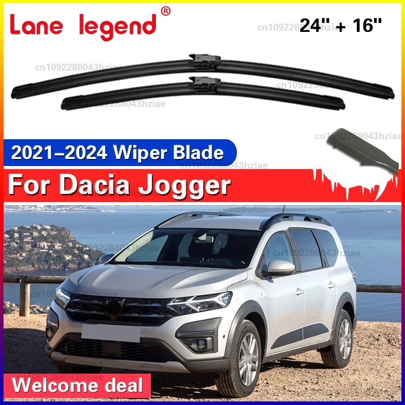 LHD Frontscheibenwischerblätter für Dacia Jogger 2021 2022 2023 2024 Hybrid Windschutzscheibenwischer Zubehör MPV