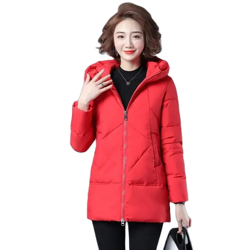 

Winter Women's Parkas 2022 New Korean Loose Female Wadded Jacket Thicked Warm Down Cotton Coat Gilrs jaqueta feminina H152