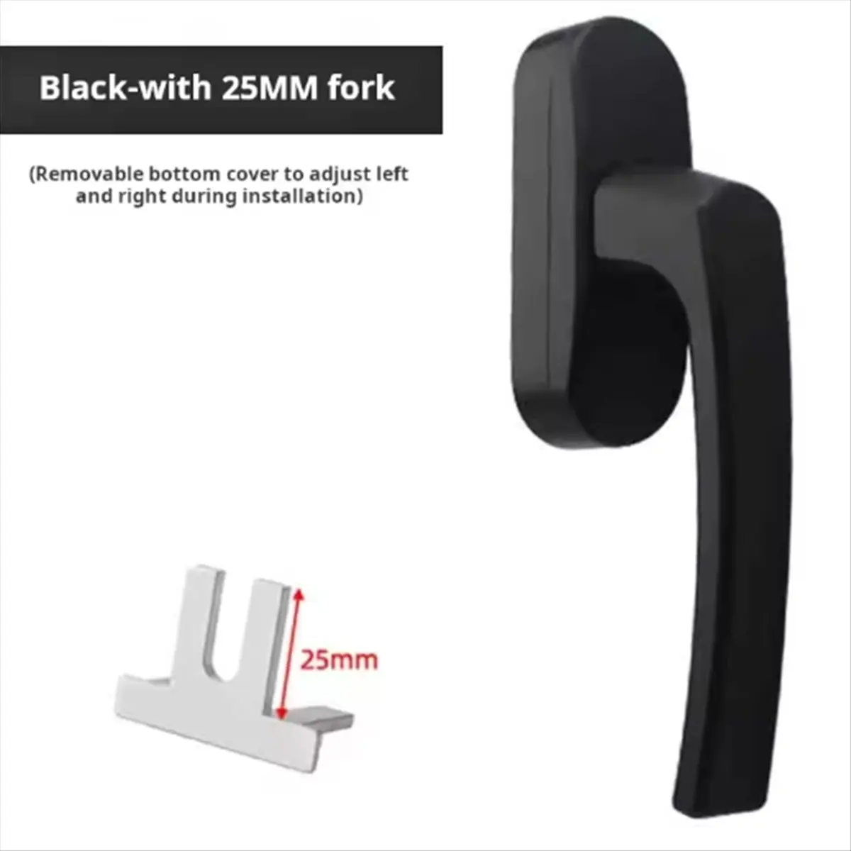 A79G Window Handle Aluminum Alloy Window Drive Handle Various Bridge Cut Aluminum External Casement Window Accessories