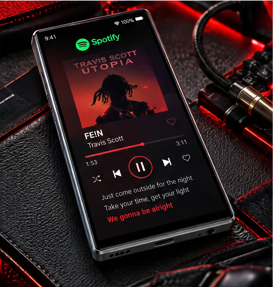 Android 13 MP3 MP4 Player 4.7" IPS Screen Octa-Core 6GB RAM 64GB ROM Lossless Audio 1080P Video Bluetooth 5.0 WiFi Play Store