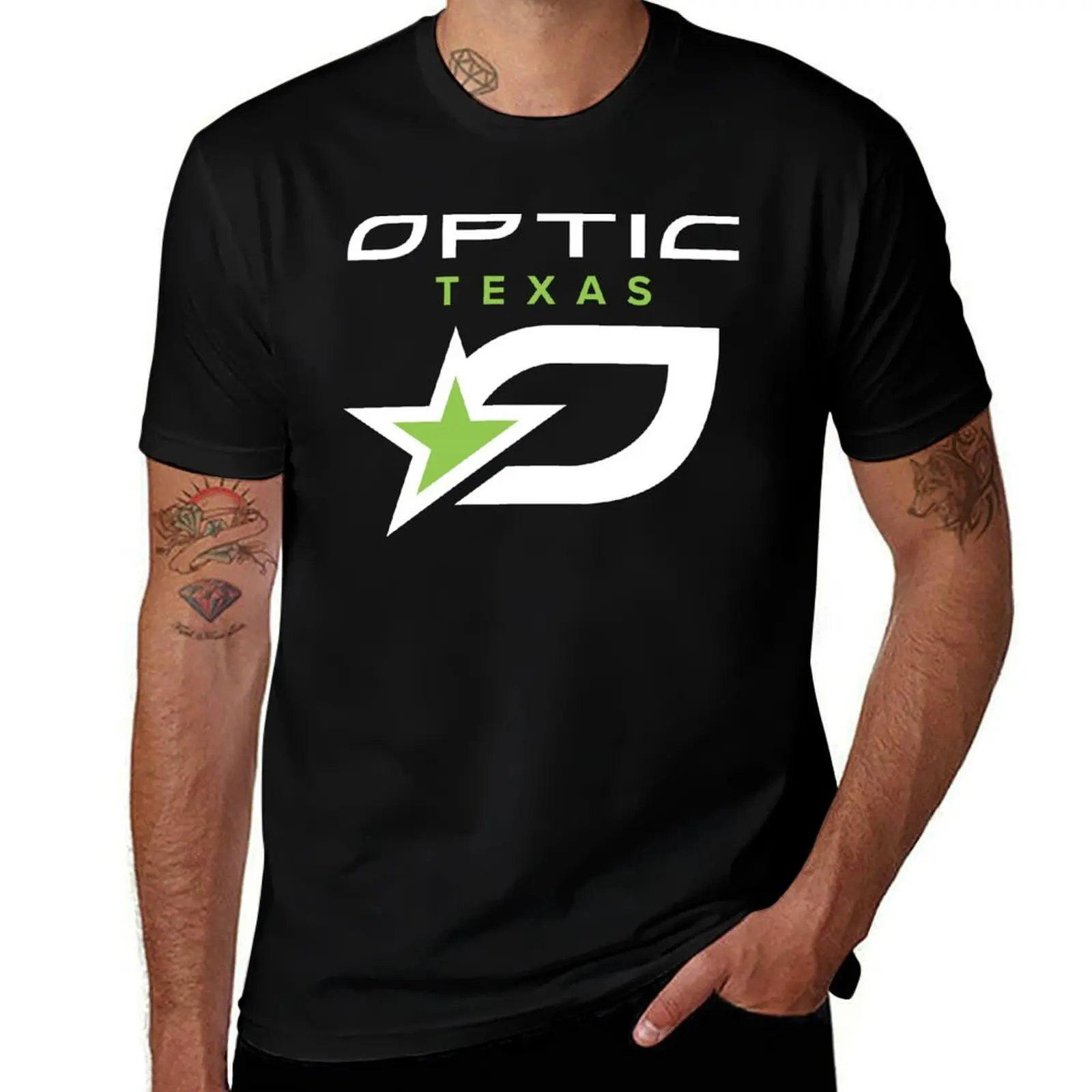 Optic Texas Merch OpticTexas Logo T-Shirt Light Athletic Short Sleeve Tee Shirt