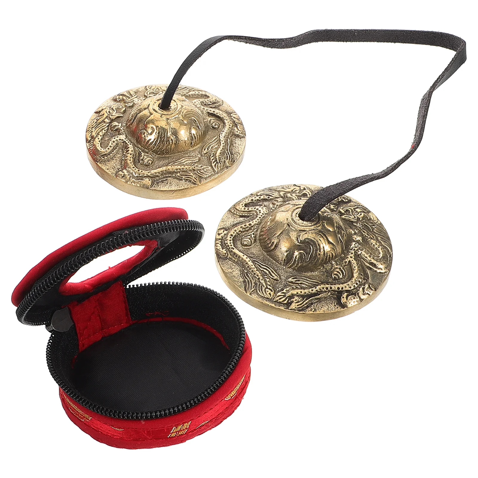 

1Set Nepalese Copper Bell Cymbals Yoga Meditation Instrument Design Handcrafted Percussion Chimes Relaxing Sound