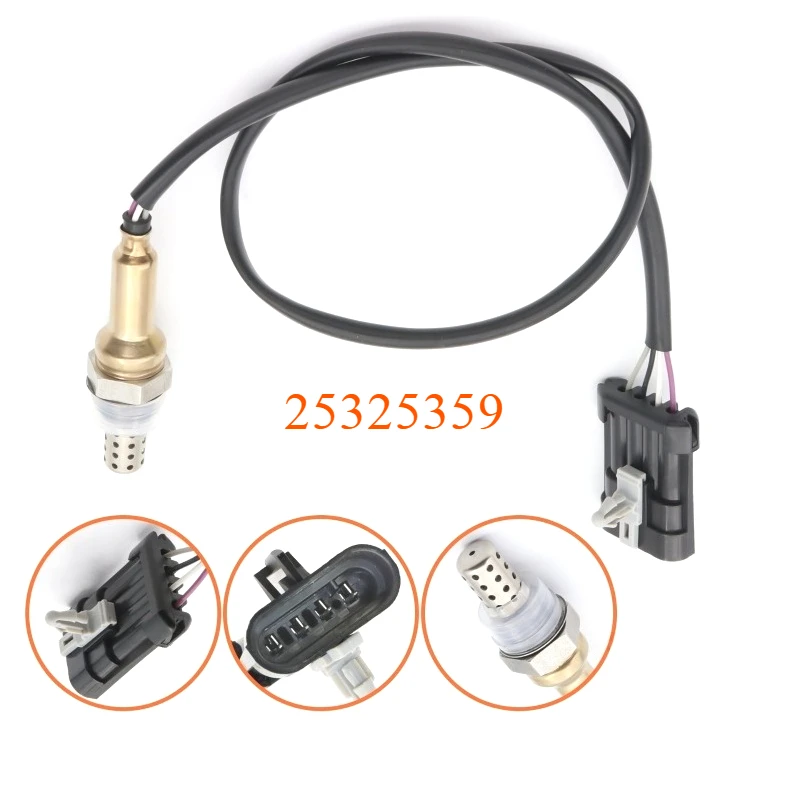 25325359 Sensor de oxígeno Lambda cable de 30 cm para Delphi RE94 DongFeng JAC HAVAL H3 H5 H6 Sensor de O2 trasero de pared grande 25387326 25325632