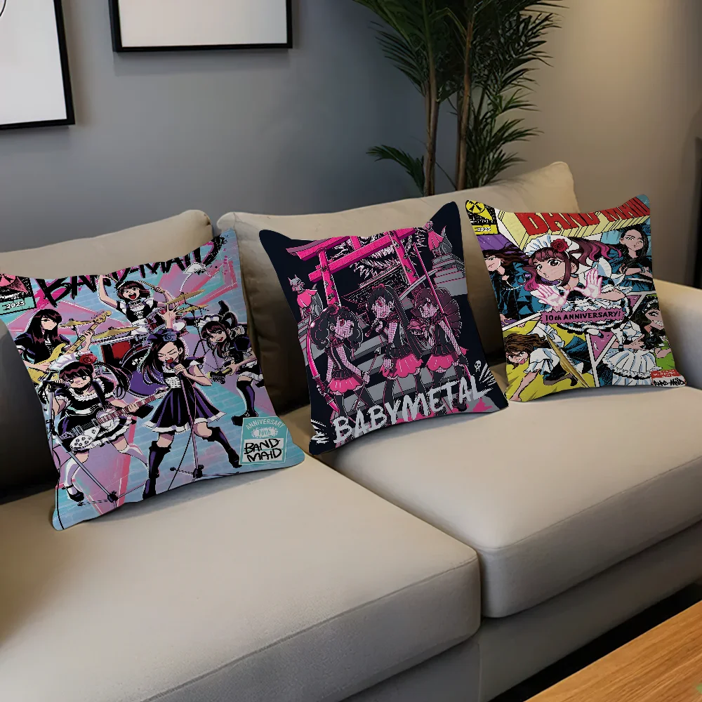 Singer Band M-Maid Pillow Gift Home Office Decoration Pillow Bedroom Sofa Car Cushion CoverPillow Case