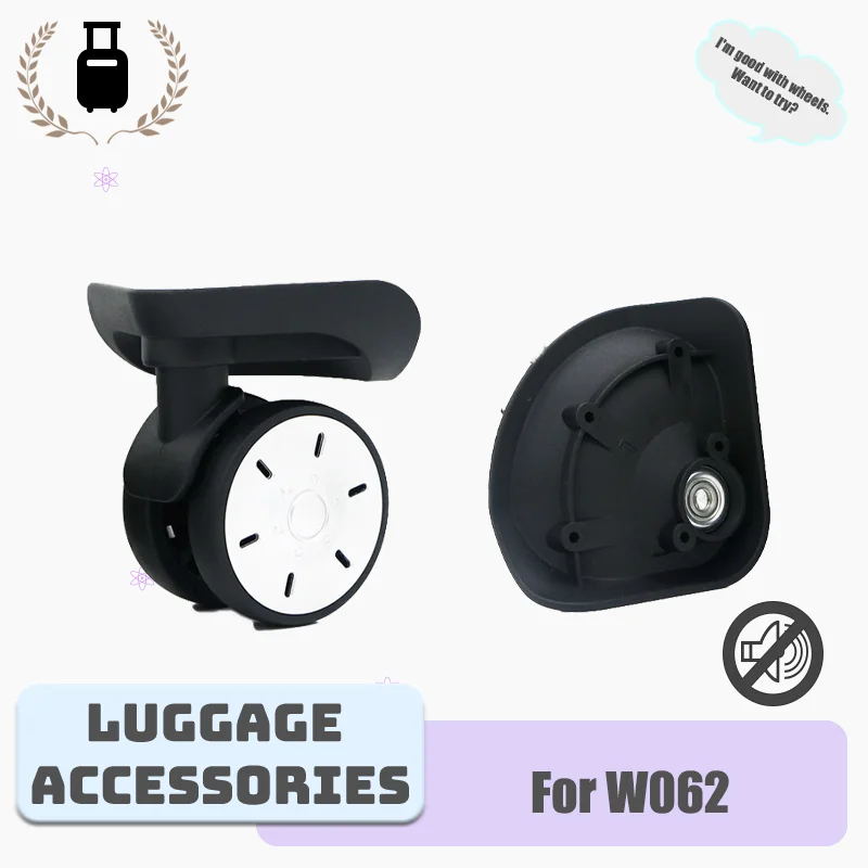 

For W062 Luggage Replacement Wheel - Swivel Castor Scratch-Resistant, Wear-Resistant Material Silent Operation