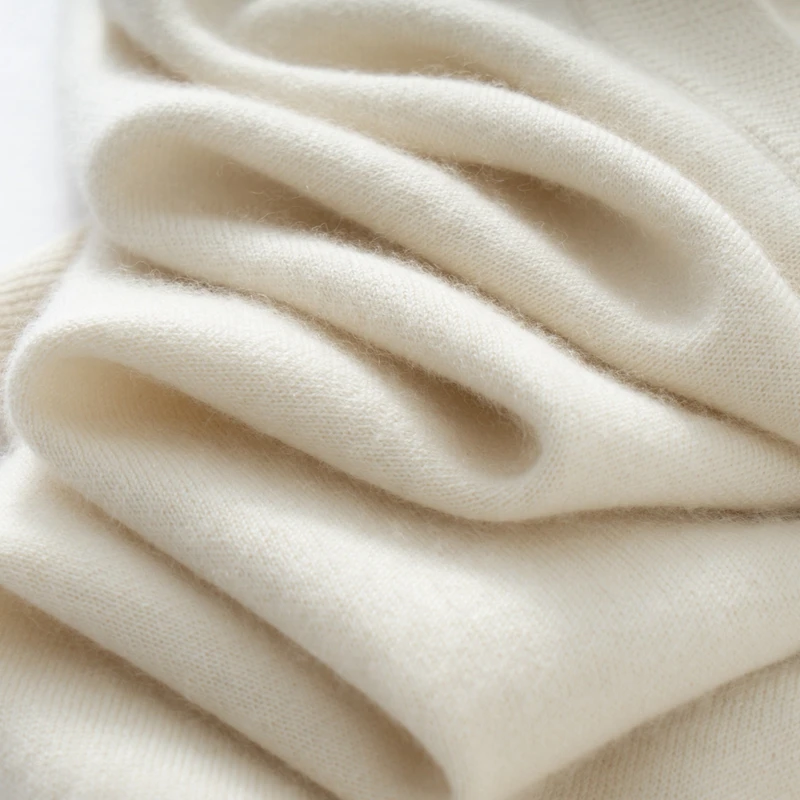 Men's 100% Fine Spun Cashmere Sweater Business Casual Knit Pullover round Collar Long Sleeve Luxury Brand Pull Jumper Tops thick