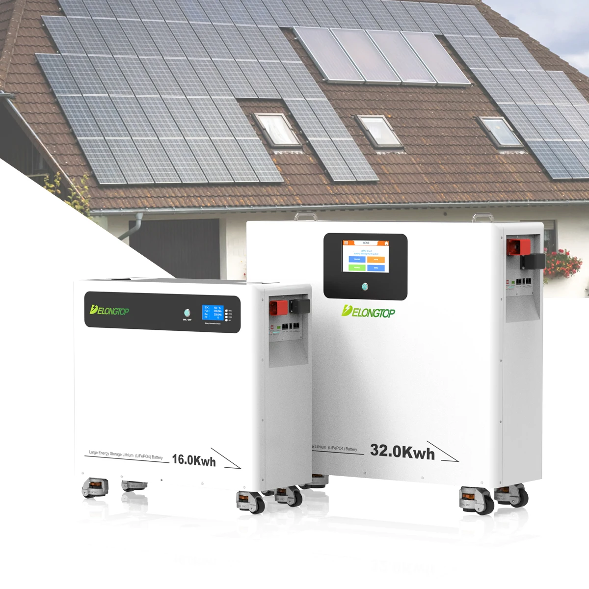 

Delongtop Battery Home Energy Storage 48V 51.2V 10KWH 14KWH 16KWH 28KWH 32KWH Floor Standing Model Photovoltaic Lithium Battery