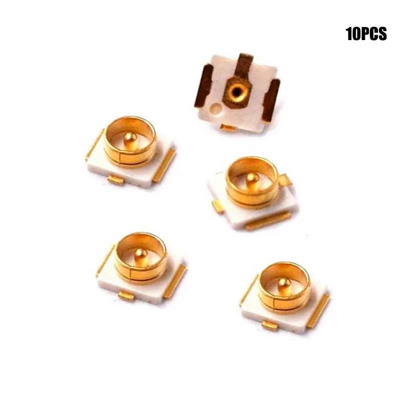 10pcs U.FL-R-SMT U FL IPX / IPX Board SMT Connection PCB Board Connectors SMD IPX Male Socket MINI Card Antenna Pedestal