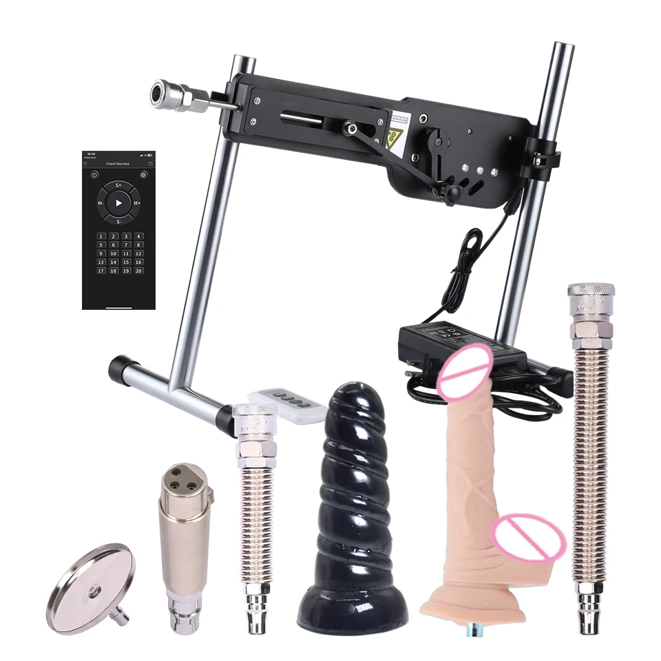 

VAZEEK NEW Wireless Sex Machine for Women Masturbation Machine 70W Power Mute Sex Toy with Dildo Masturbator 3-9CM stroke love m