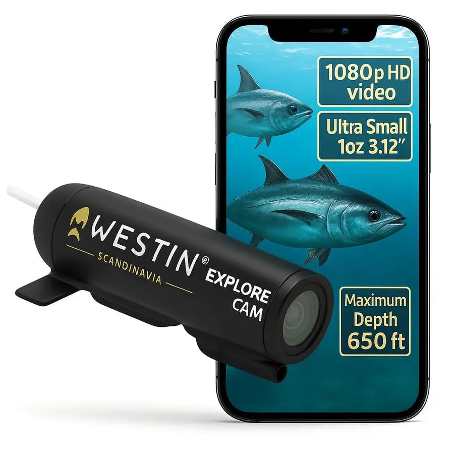 

Explore Cam Fishing Gifts for Men Castable Underwater Fishing Camera for Lure Fishing Full HD 1080P with Direct Playback on iPho