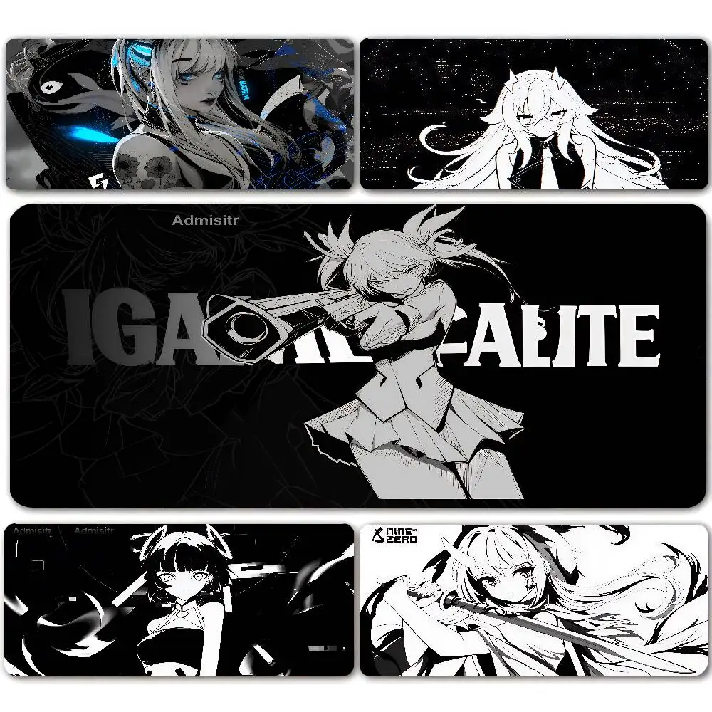 Kazemi Anime Mouse Pad Wallhack Frenzy Faith Yume Large Gaming Mousepad Pc Gamer Computer Accessories Non-Slip Game Keyboard Mat