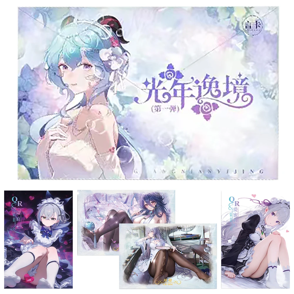 

Genuine Anime Girl Goddess Story Card for Children ‌Raiden Mei Elysia Mature Elegant Girl Limited Game Collection Card Kids Toys