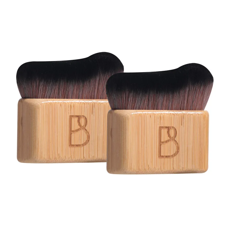 New Bamboo And Wood Makeup Brush, Blush Brush, Loose Powder Brush, Cheekbone Brush And Multi-functional Makeup Brush