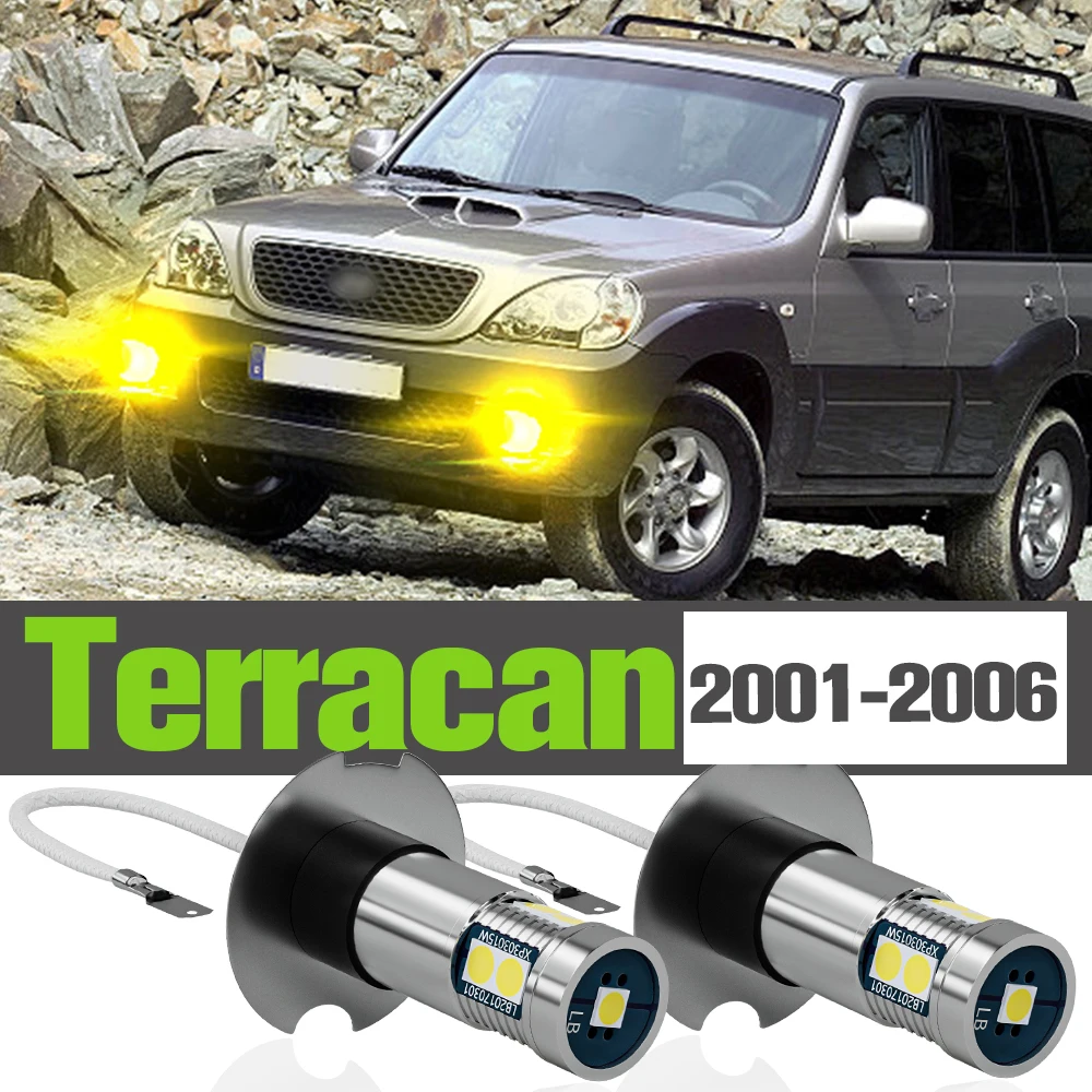 

2x LED Fog Light Accessories Lamp For Hyundai Terracan 2001-2006 2002 2003 2004 2005