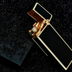 ZORRO High-end Kerosene Lighter Narrow Metal Grinding Wheel Side Slip Ignition Retro Men's Business Gift Classic Model