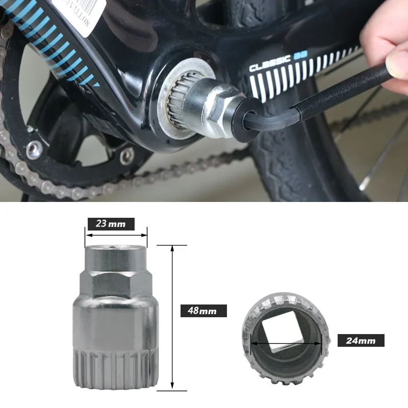 Bicycle Repair Tool Multifunction MTB Bike Chain Cutter Wheel Bottom Bracket Center Axle Remover Freewheel Tool Kits