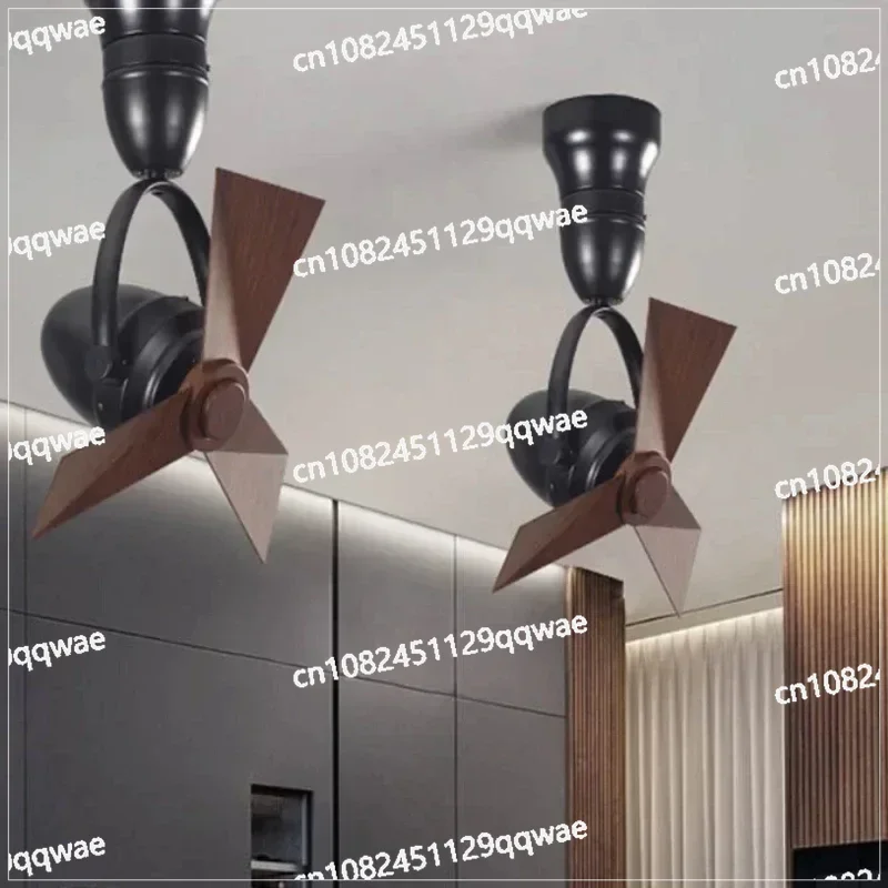 Shaking Head Small Ceiling Fan 14 Inch Mini Fan Wall-mounted Dual-purpose High-volume Variable Frequency Ceiling Fan