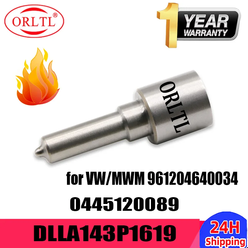 

DLLA143P1619 0 433 171 988 Fuel 0433171988 Diesel Injector Nozzle for VW/MWM 0445120089 0 445 120 089 961204640034 ORLTL