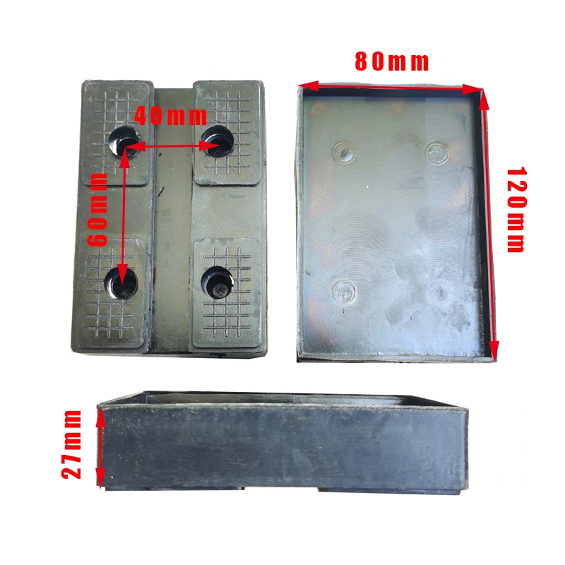 pcs/lot Rubber Jacking Pad Hold up to Sharp sub-frames and Pinch Weld Points for Heavy Duty rectangle Lift Pads for Car Repair