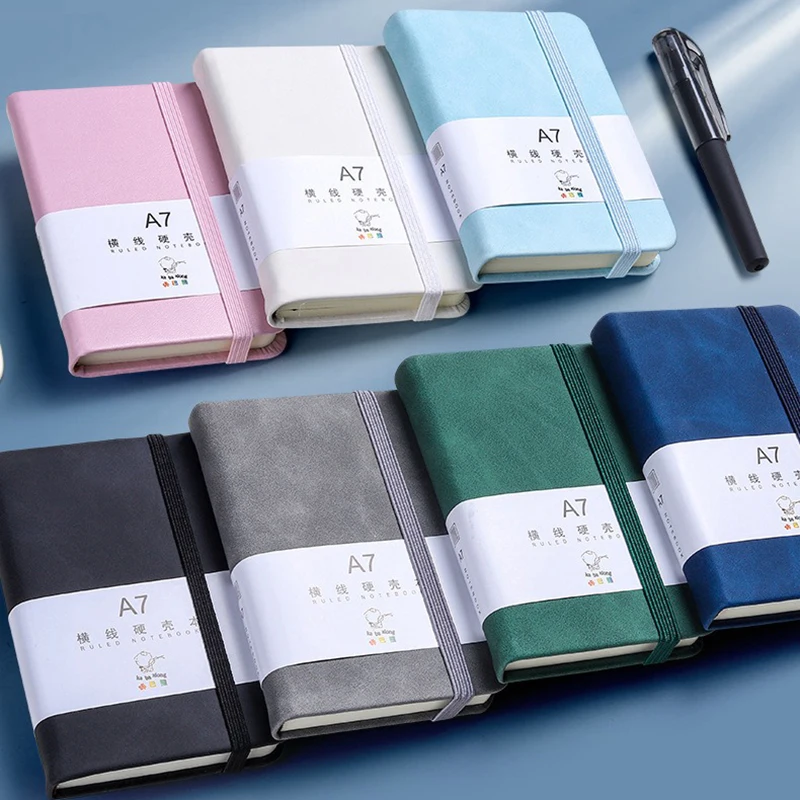 A6 A7 Mini Notebook Portable Pocket Notepad Memo Diary Planner Agenda Organizer Sketchbook Office School Stationery 96sheets