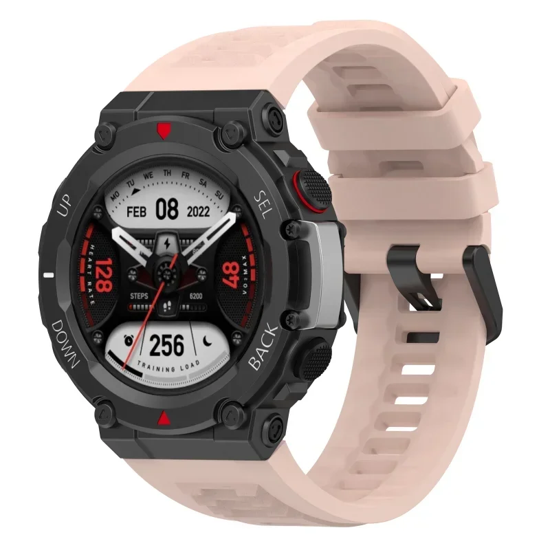 Silicone Watch Band for uami Amazfit T-REX 2 Smart Watch Strap Watchband T-Rex2 Sport Bracelet Wristband correa