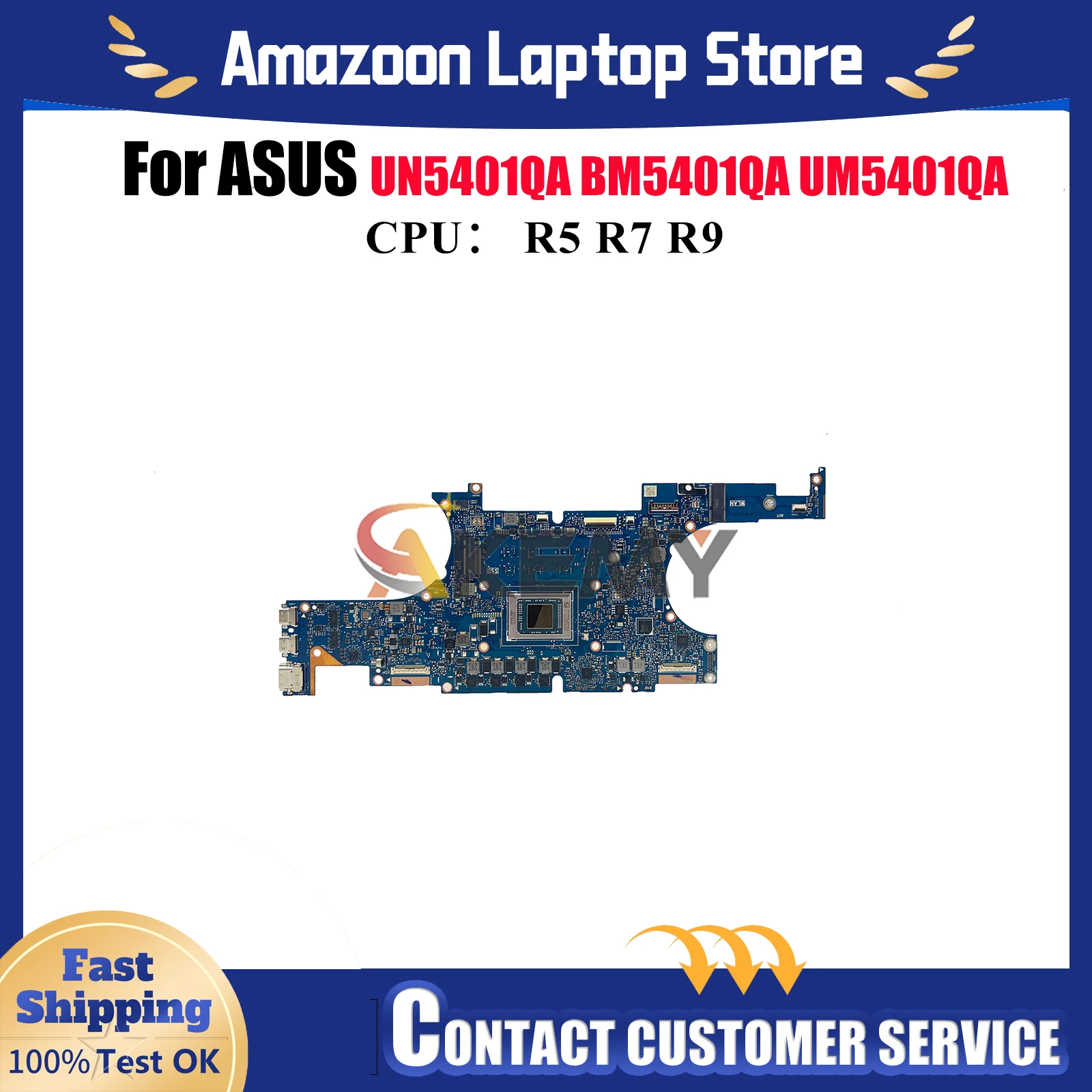 

UM5401QA Материнская плата для ноутбука ASUS ZenBook Duo RN5401QA UN5401QA BM5401QA RM5401QA UM5401Q Материнская плата с процессором R5 R7 R9 быстрая доставка