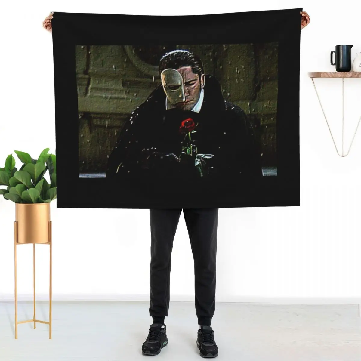 

Phantom of the Opera Throw Blanket Air Conditioner Soft Blanket for Office Home